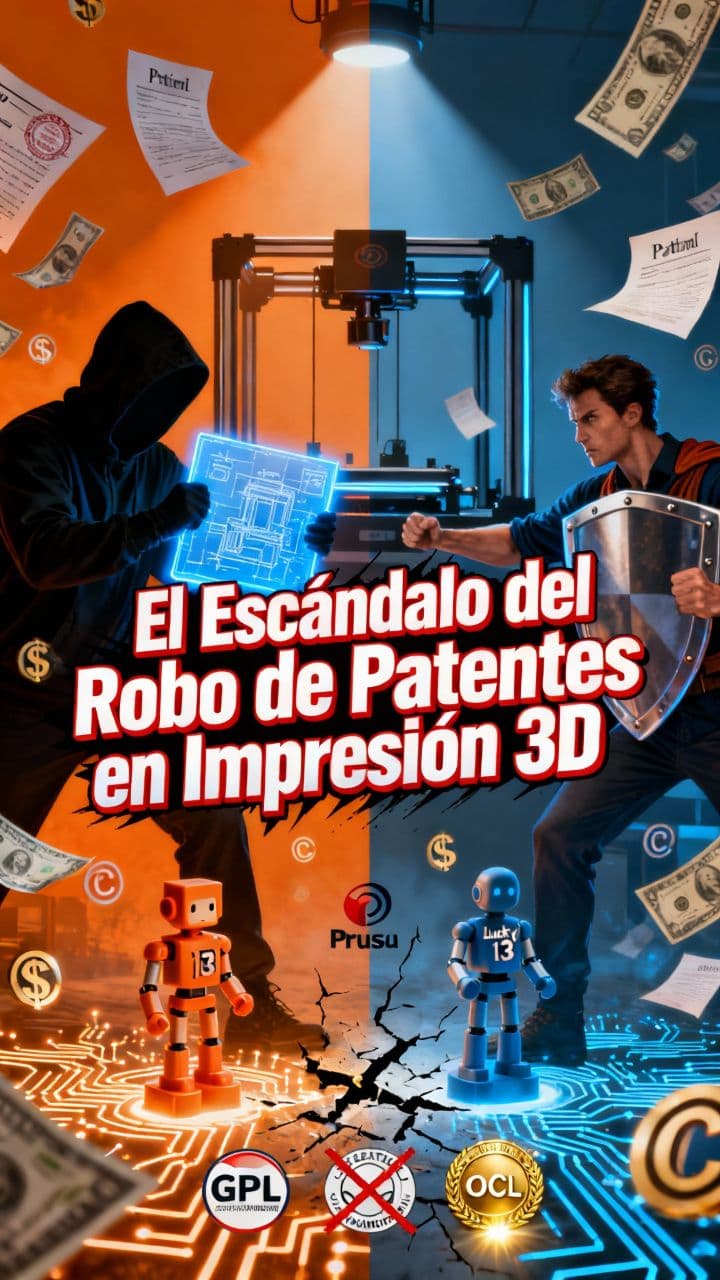 El Escándalo del Robo de Patentes en Impresión 3D