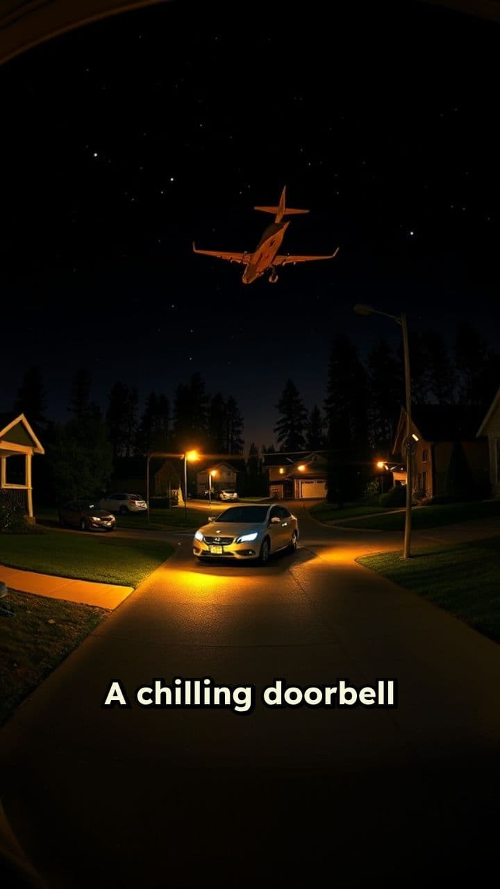 Viral Doorbell Video Captures Jet Crash