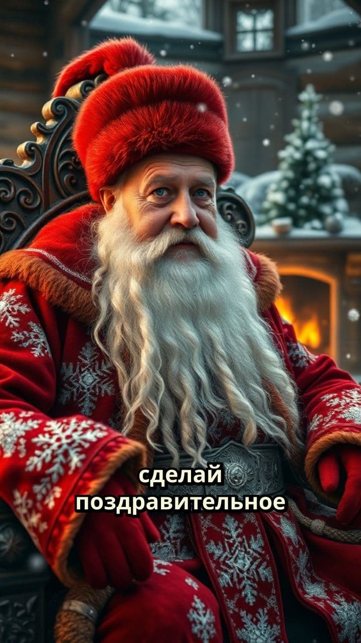 Поздравление от Деда Мороза