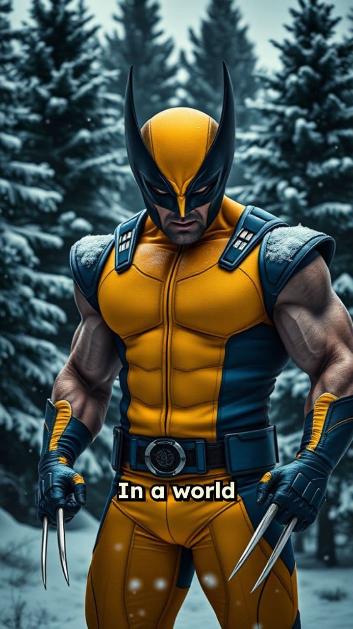 Deadpool vs Wolverine: The Snowy Showdown