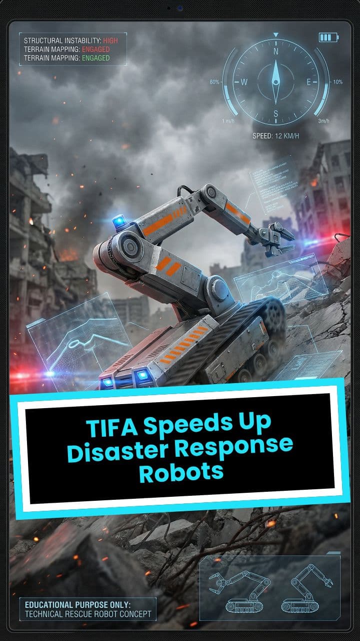 TIFA Speeds Up Disaster Response Robots