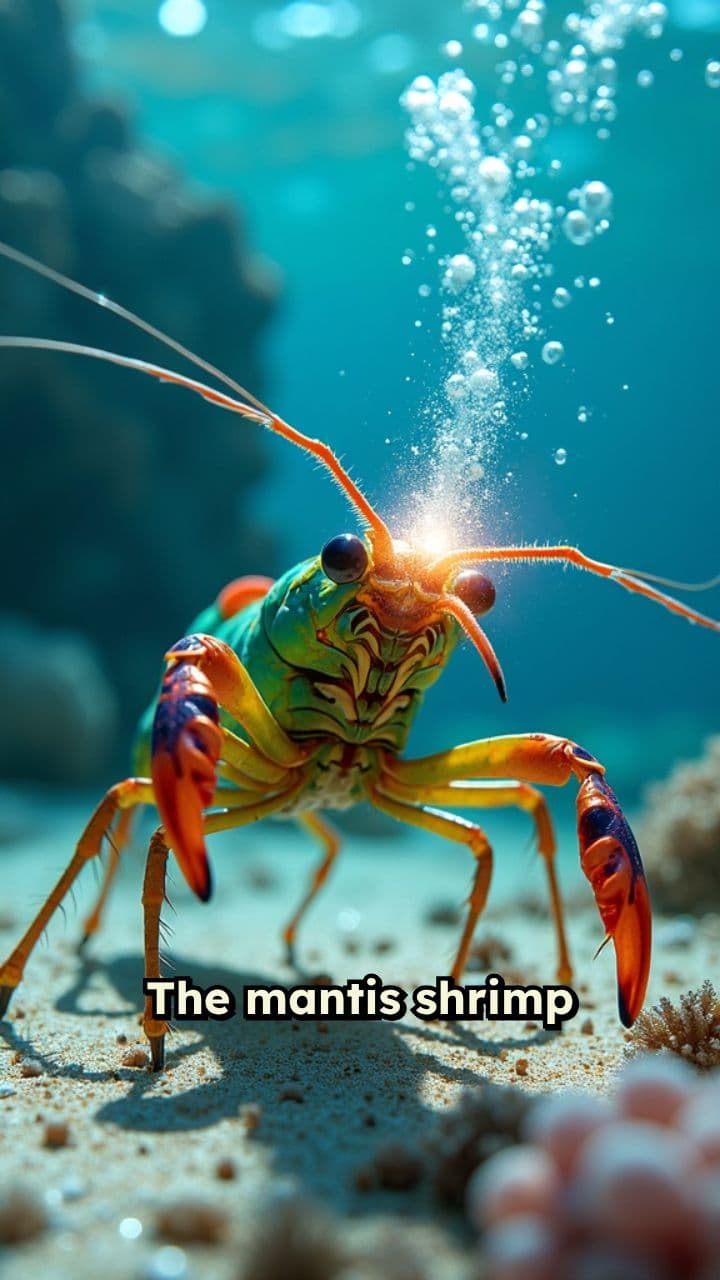 Mantis Shrimp’s Light-Speed Punch