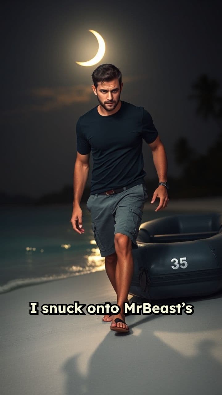 Sneaking onto MrBeast's Island for Sand