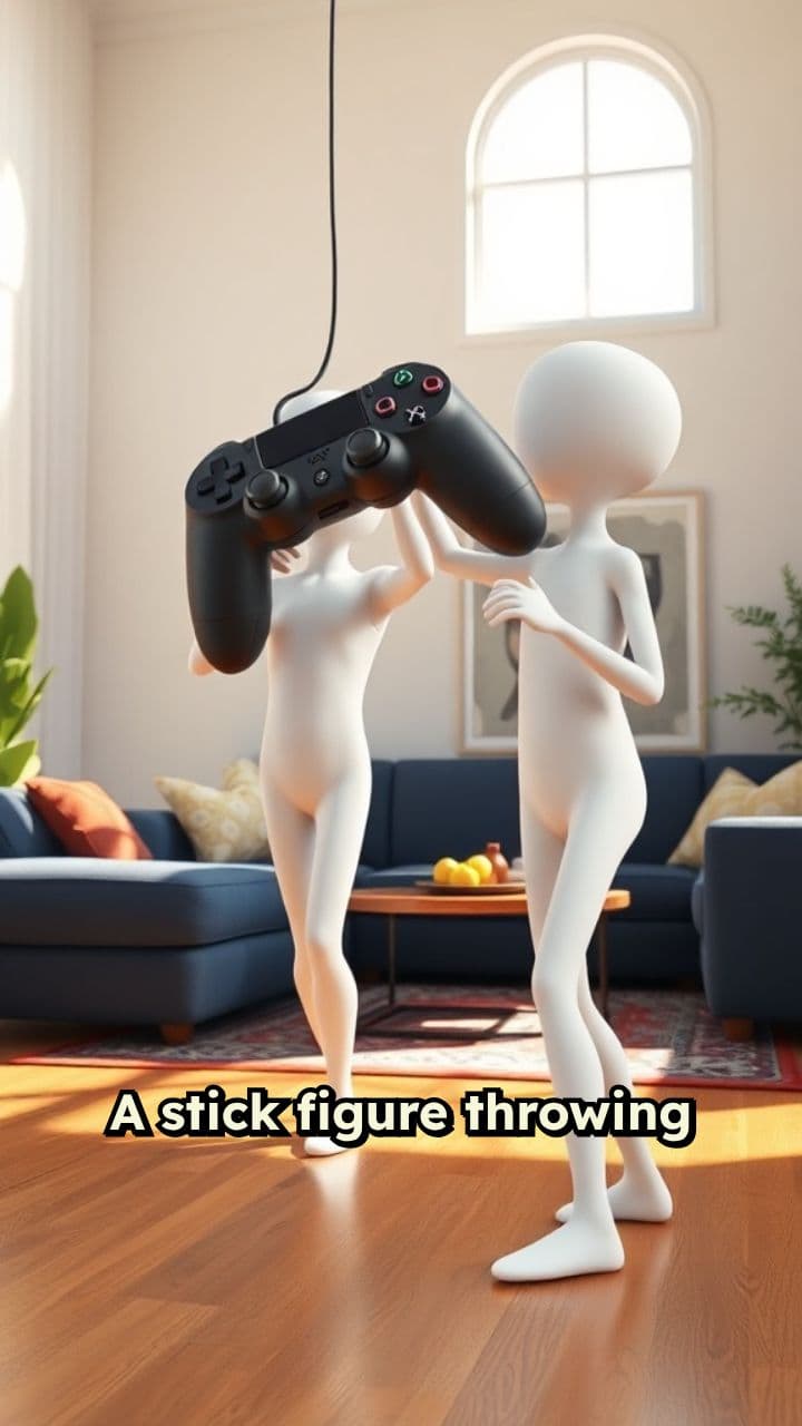 Stick Figure Controller Throw