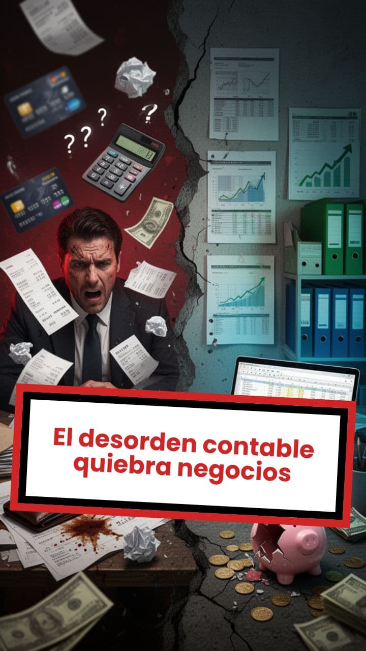 El desorden contable quiebra negocios