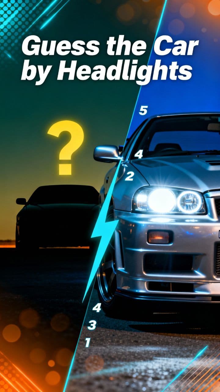 Guess the Car by Headlights