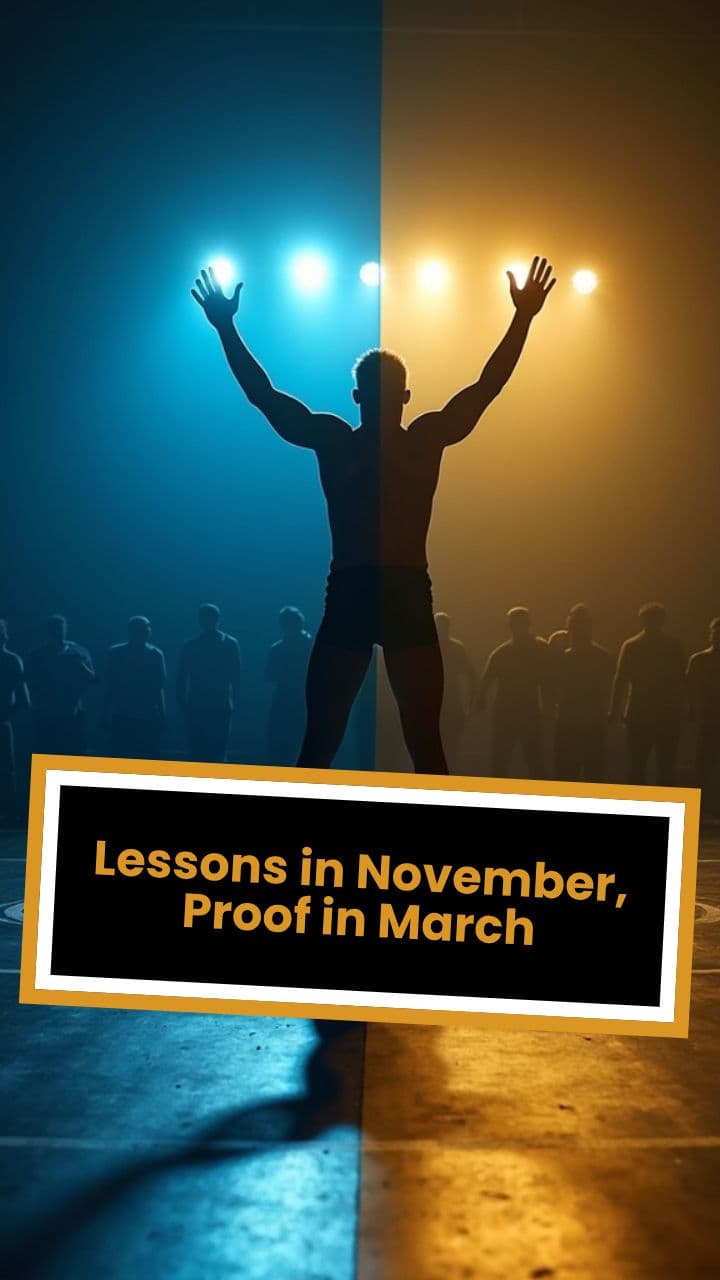 Lessons in November, Proof in March