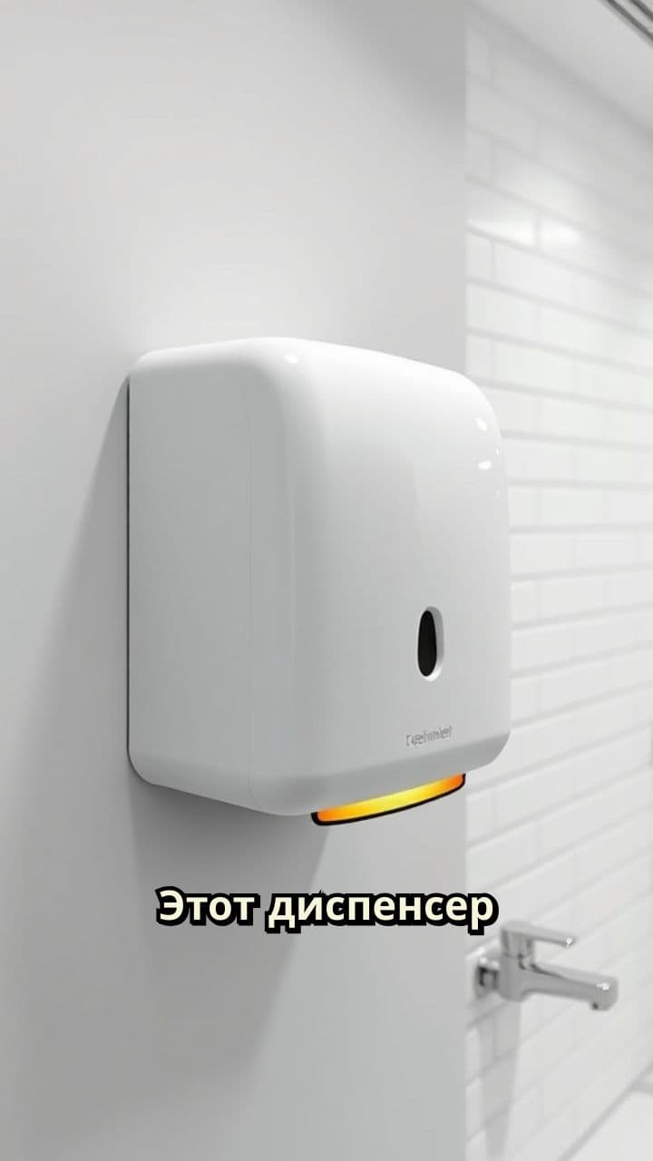 Экономичный диспенсер для бумаги