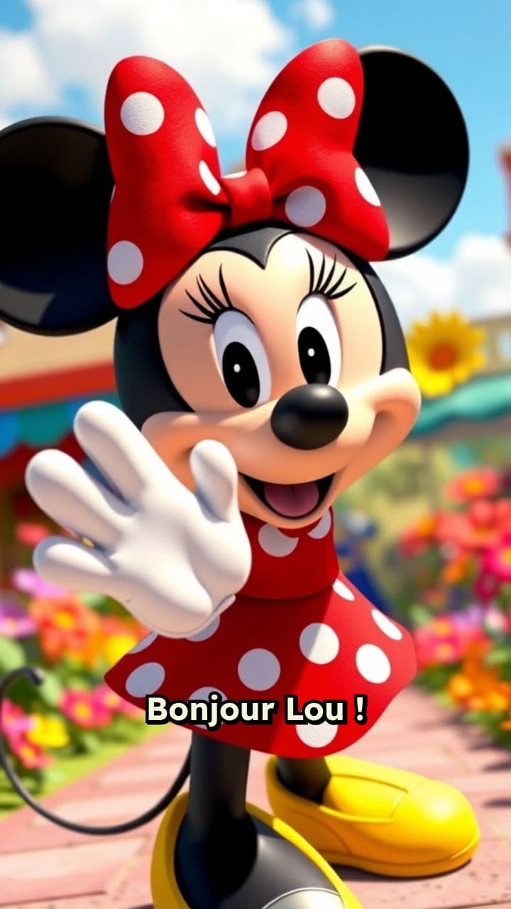 Message de Minnie pour Lou