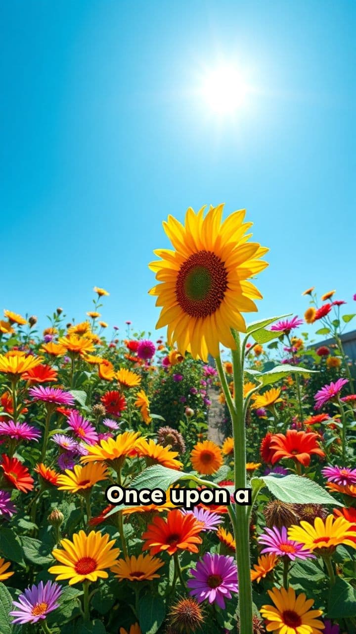 The Sunflower Who Forgot to Smile✨