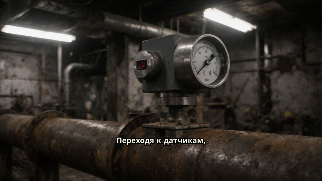 Датчик давления в трубопроводах