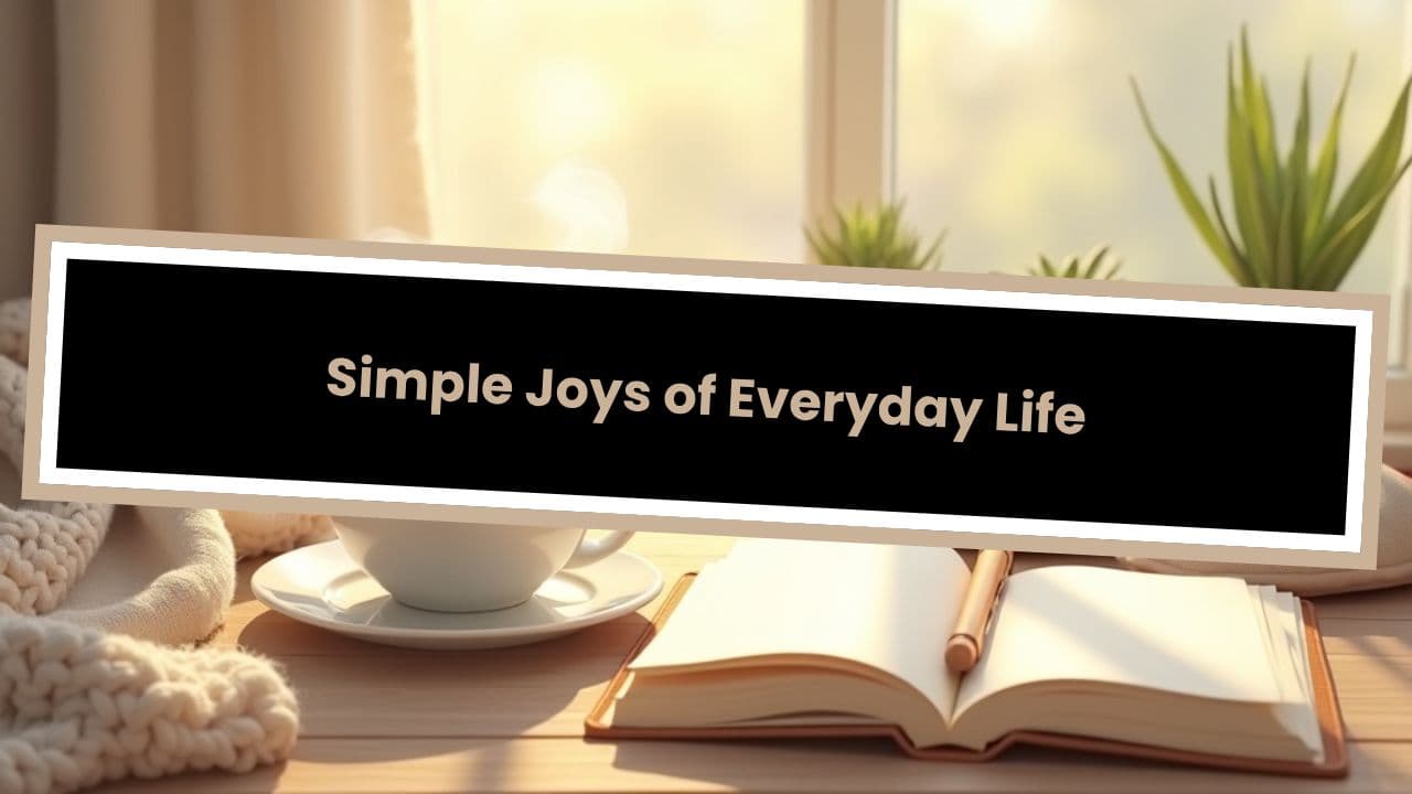 Simple Joys of Everyday Life