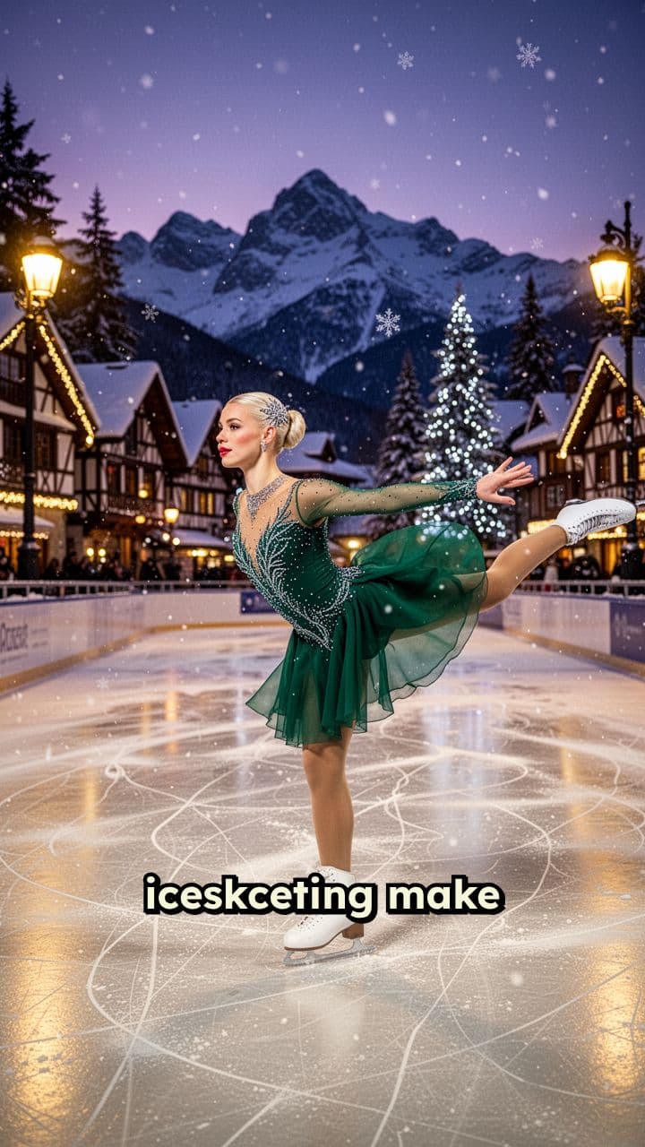 Ice Skating 10-Second Video