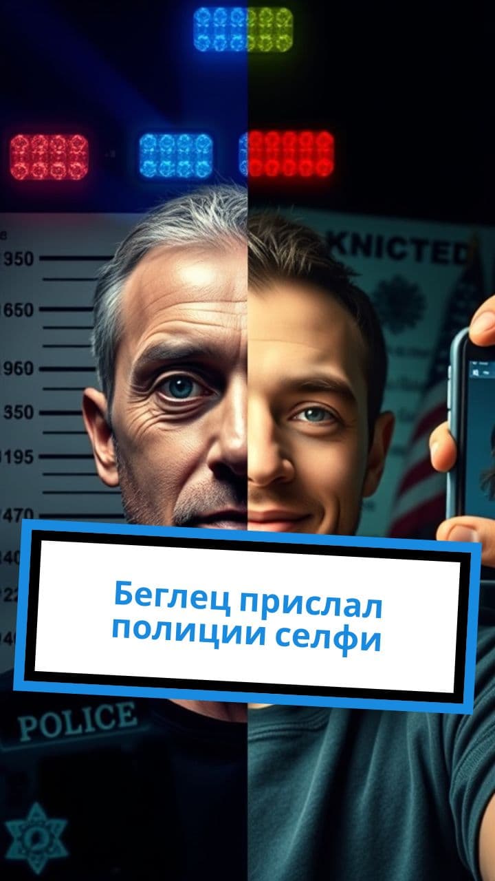 Беглец прислал полиции селфи
