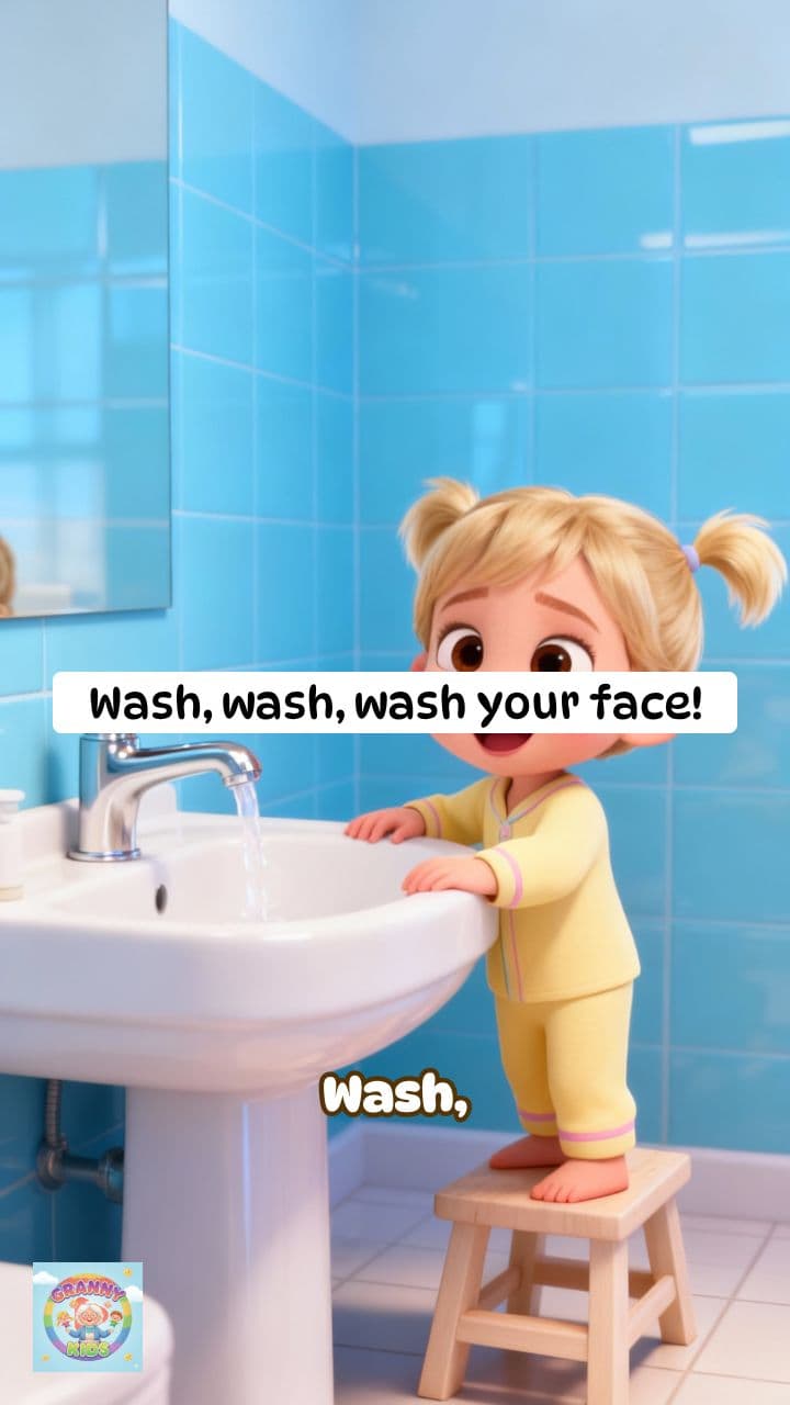 Wash Face Song – Morning Routine
