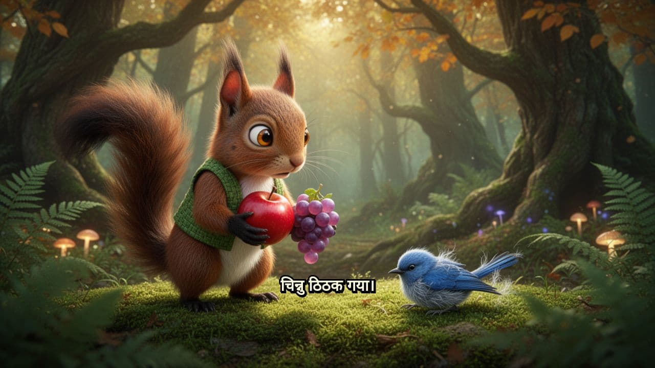 A Squirrel's Difficult Choice