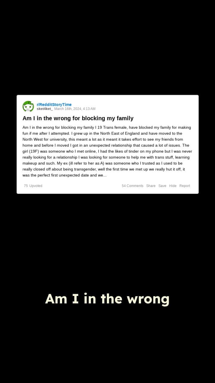 Blocking Family After Suicide Attempt Jokes