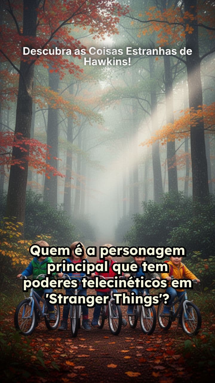 Descubra as Coisas Estranhas de Hawkins!