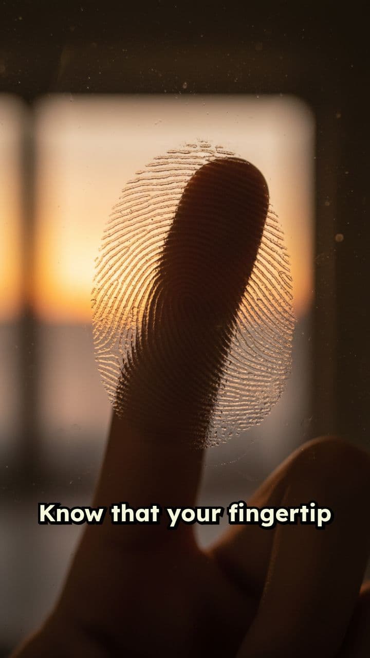 Your Fingertip as Proof of God