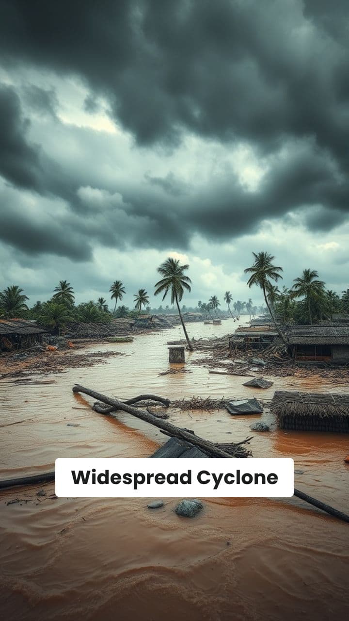 Cyclone Ditwah Causes Widespread Destruction