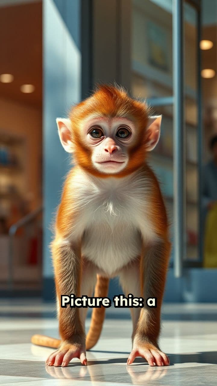 Monkey Mischief at the Mall