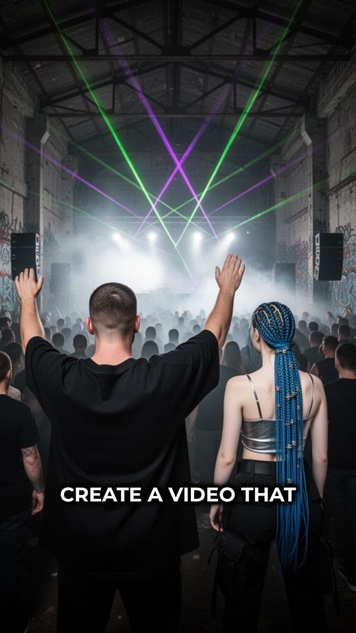 20-Second Techno Visualizer