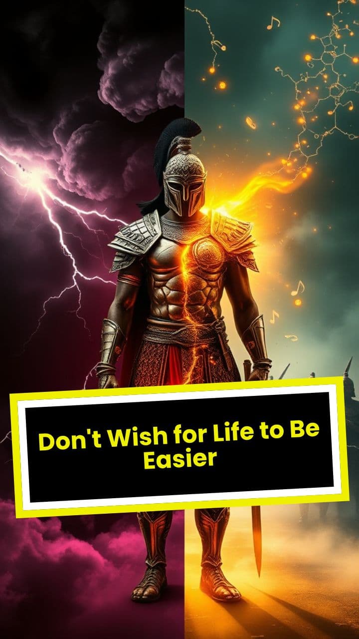 Don't Wish for Life to Be Easier