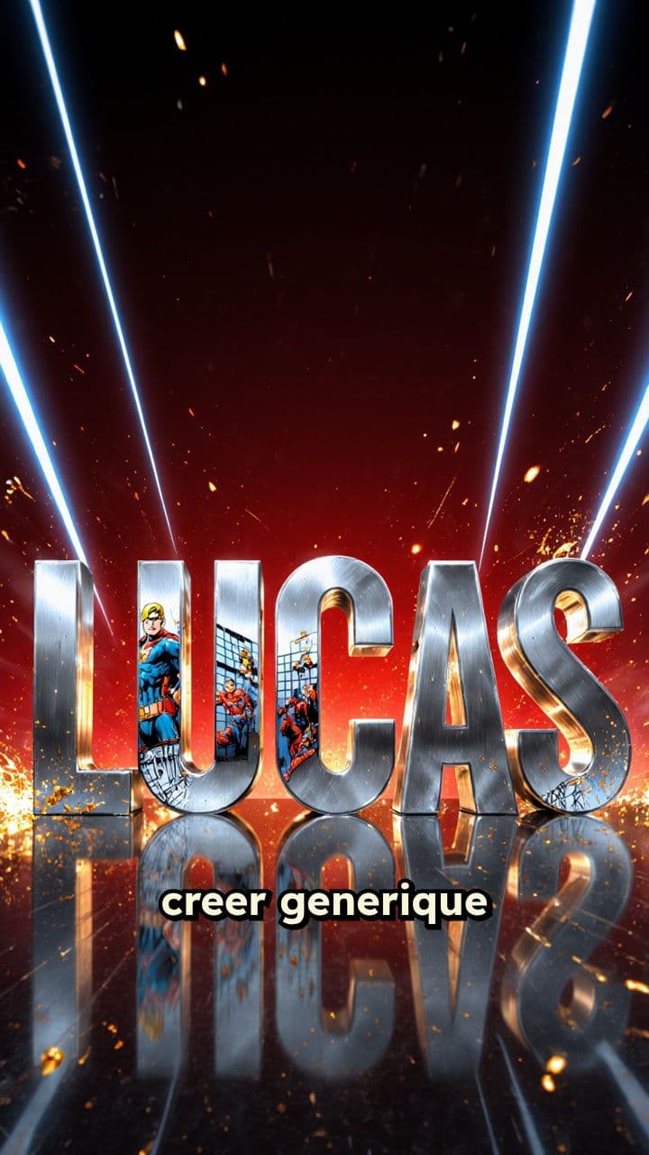 Générique Marvel avec Lucas