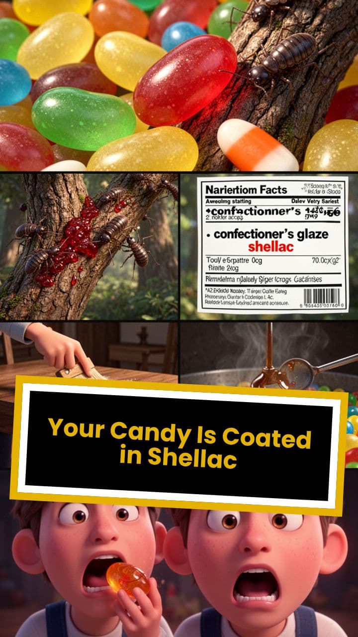 Your Candy Is Coated in Shellac