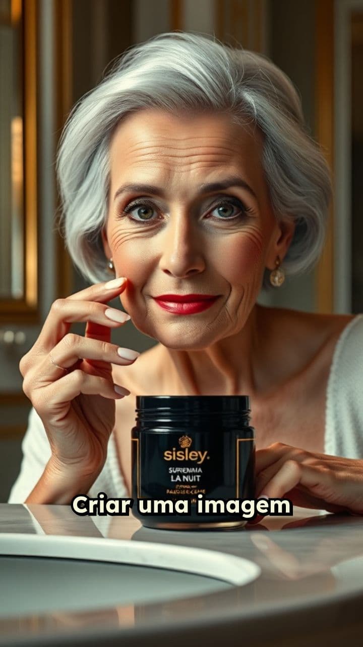 Senhora usando Sisley Supremÿa La Nuit