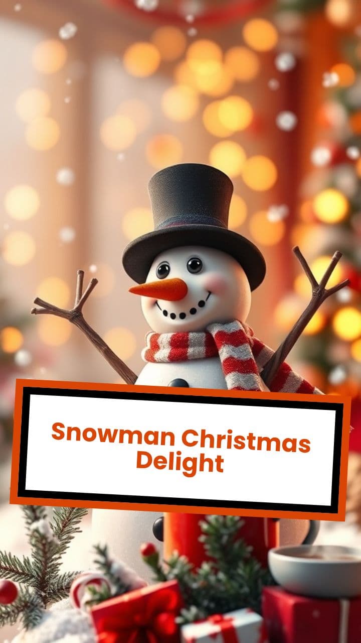 Snowman Christmas Delight