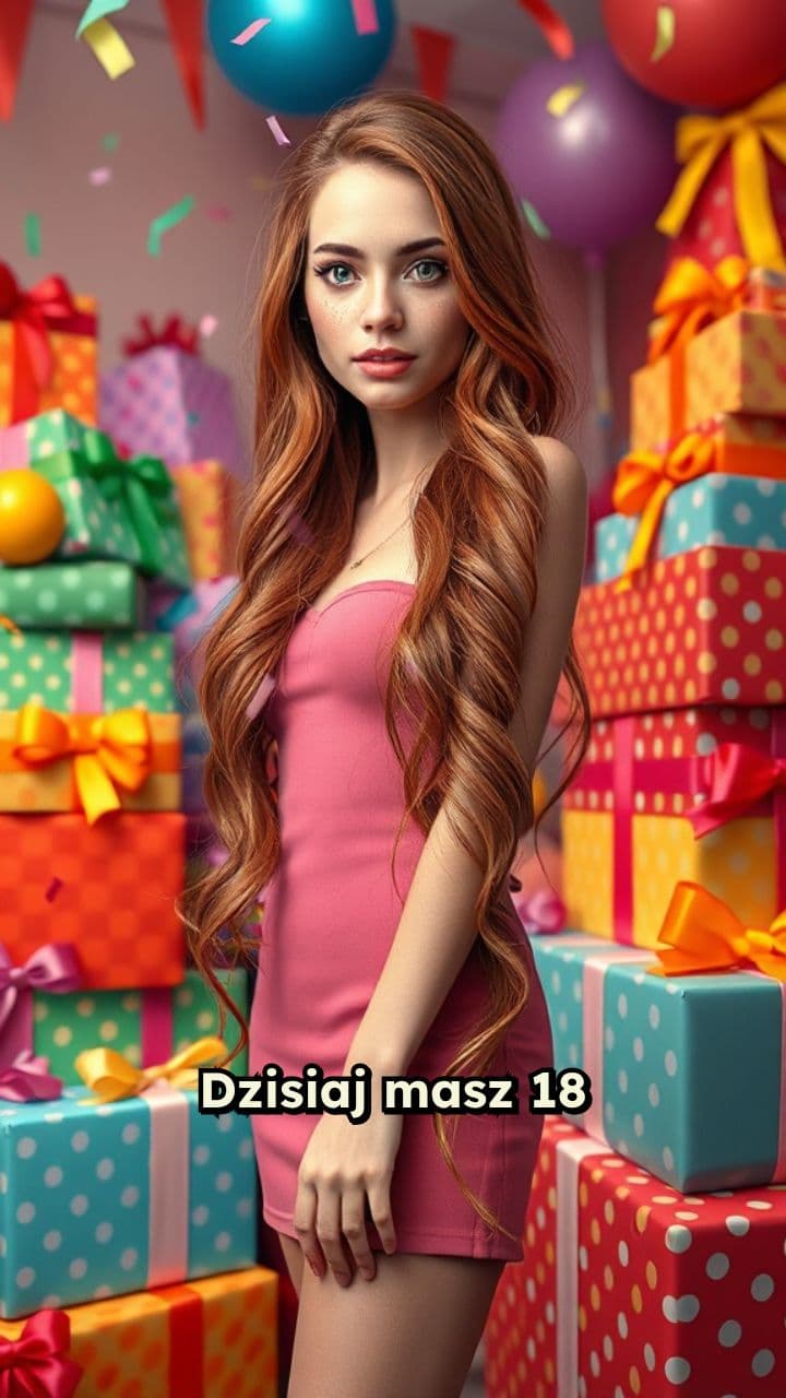Urodzinowe życzenia dla 18-latki
