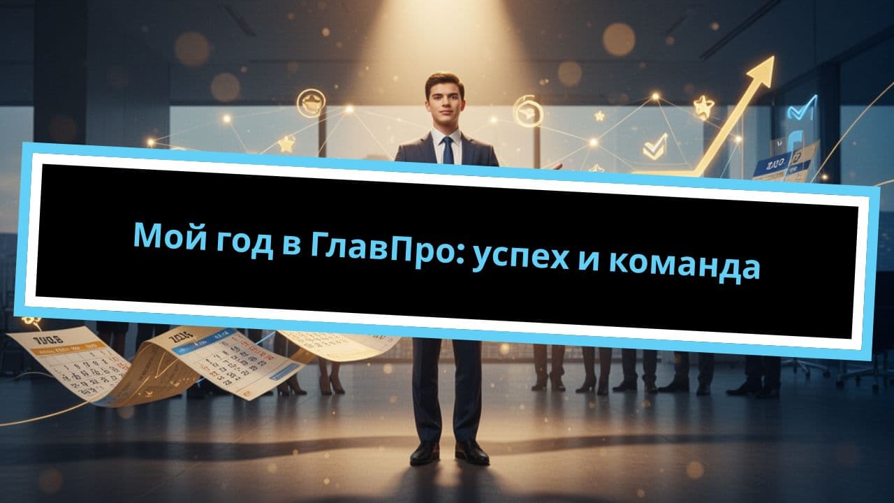 Мой год в ГлавПро: успех и команда