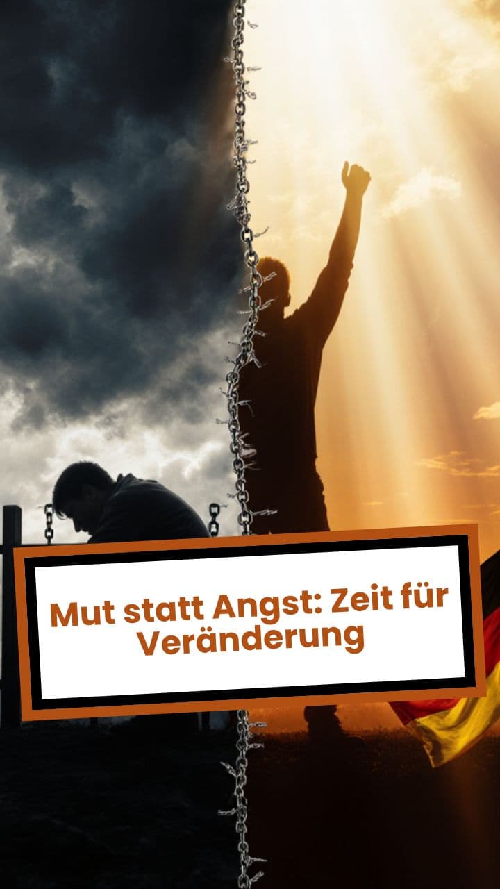 Mut statt Angst: Zeit für Veränderung