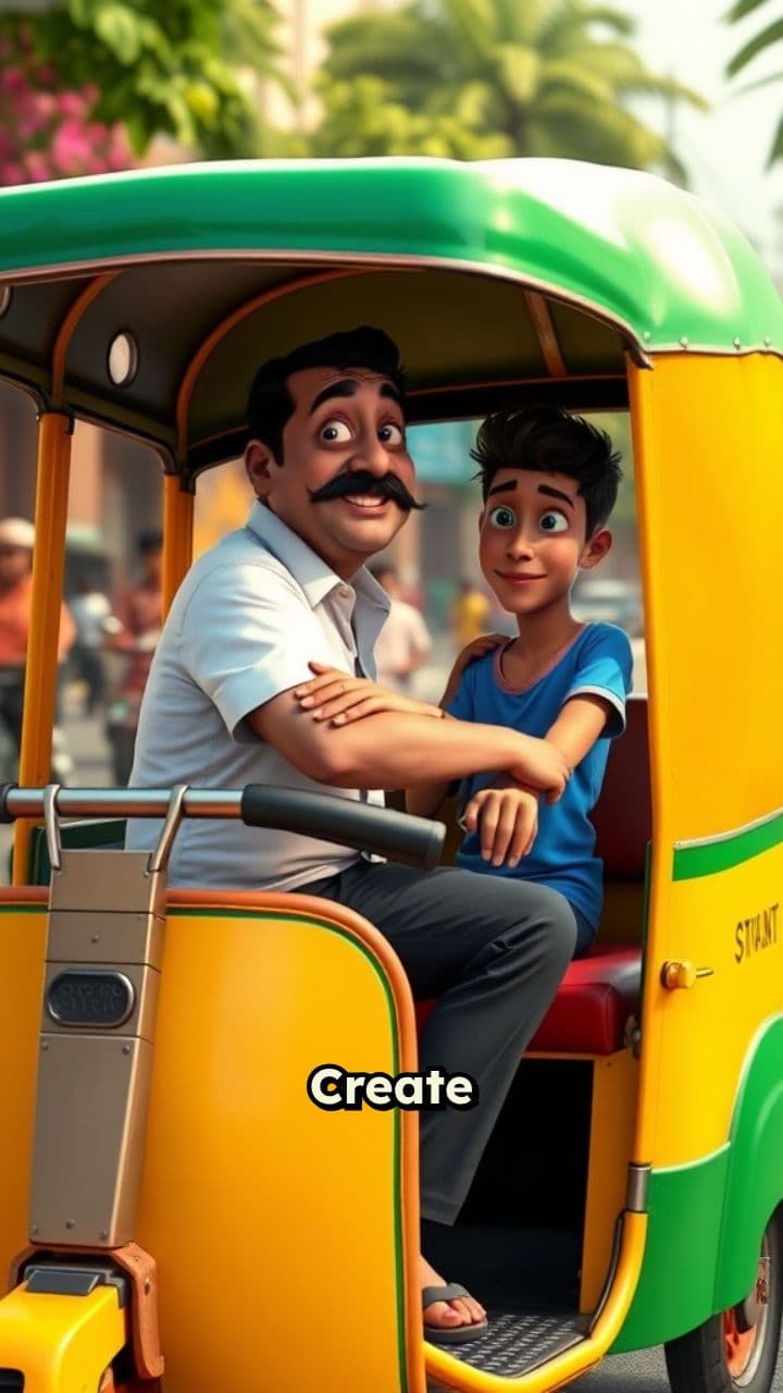 GTU की ओर ऑटो यात्रा