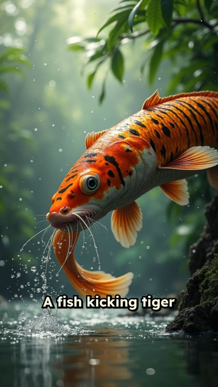 Fish Kicking Tiger