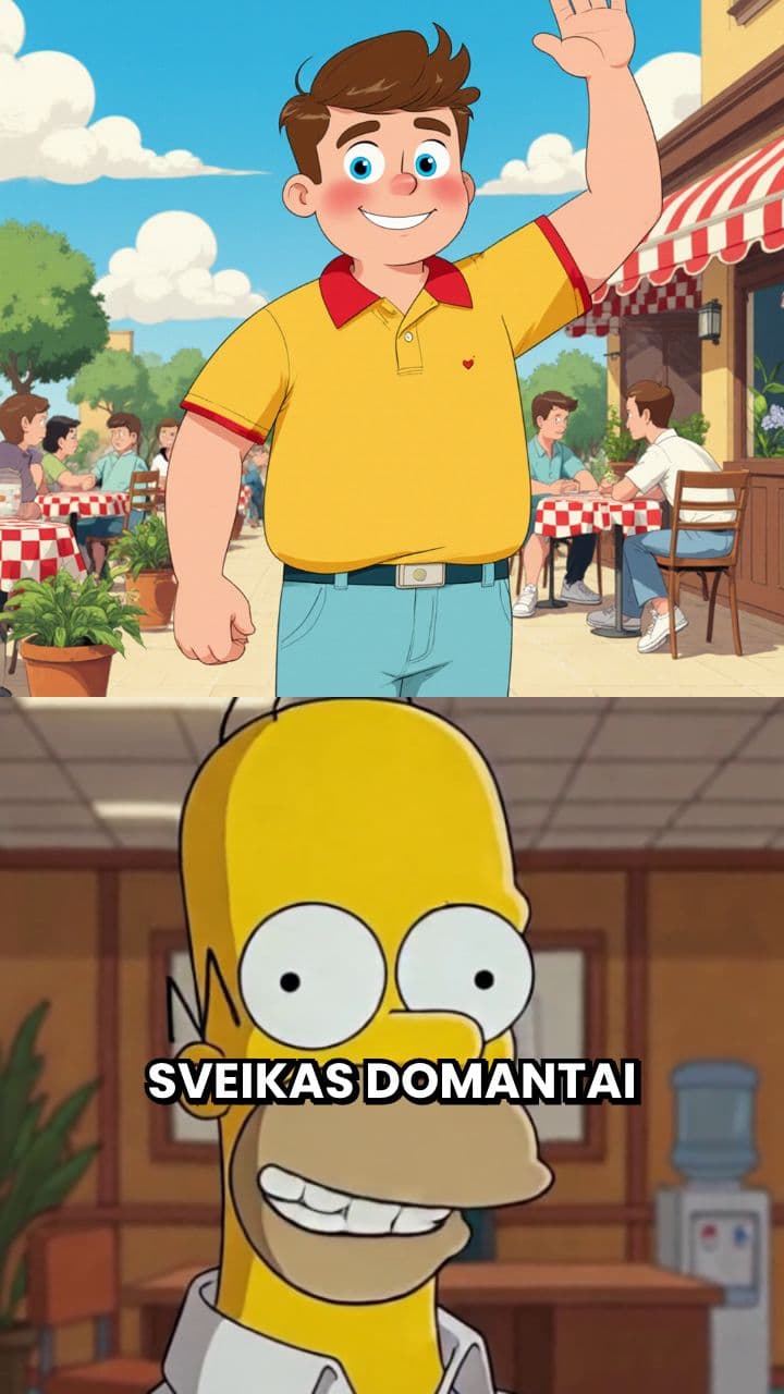 Sveiki, Domantai! Kaip sekasi?