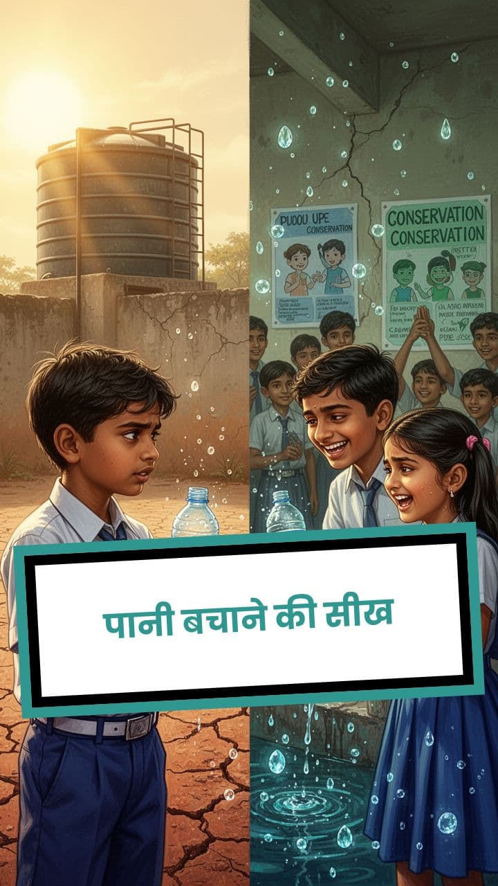 पानी बचाने की सीख