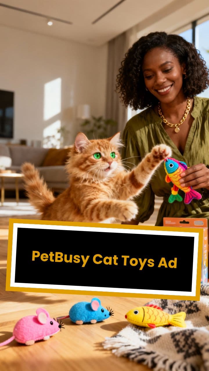PetBusy Cat Toys Ad
