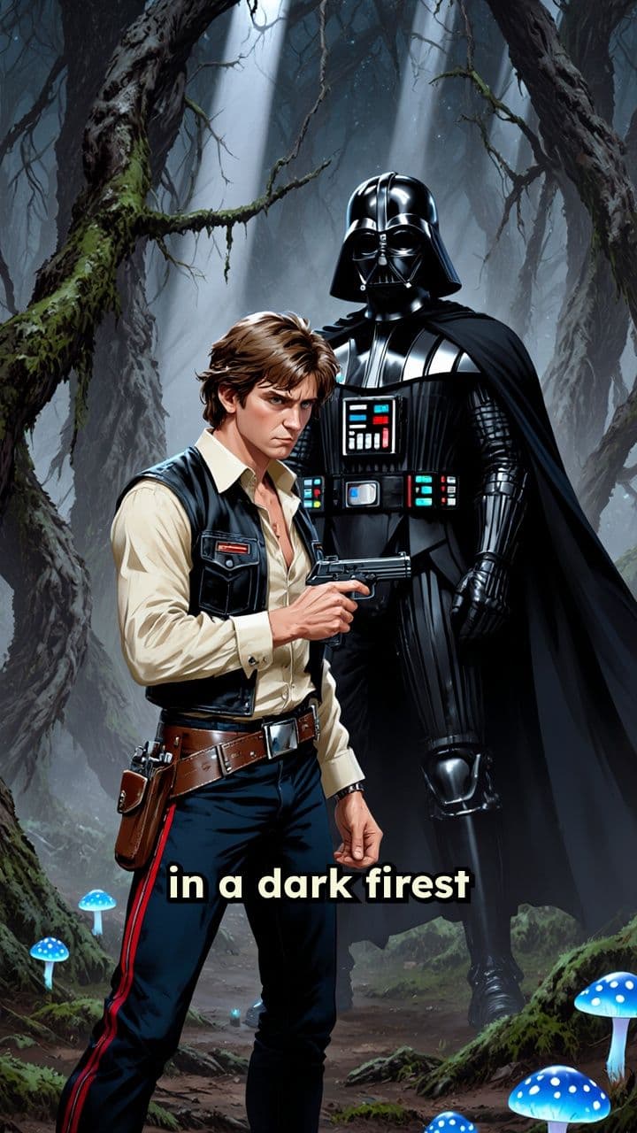 Han Solo Faces Darth Vader