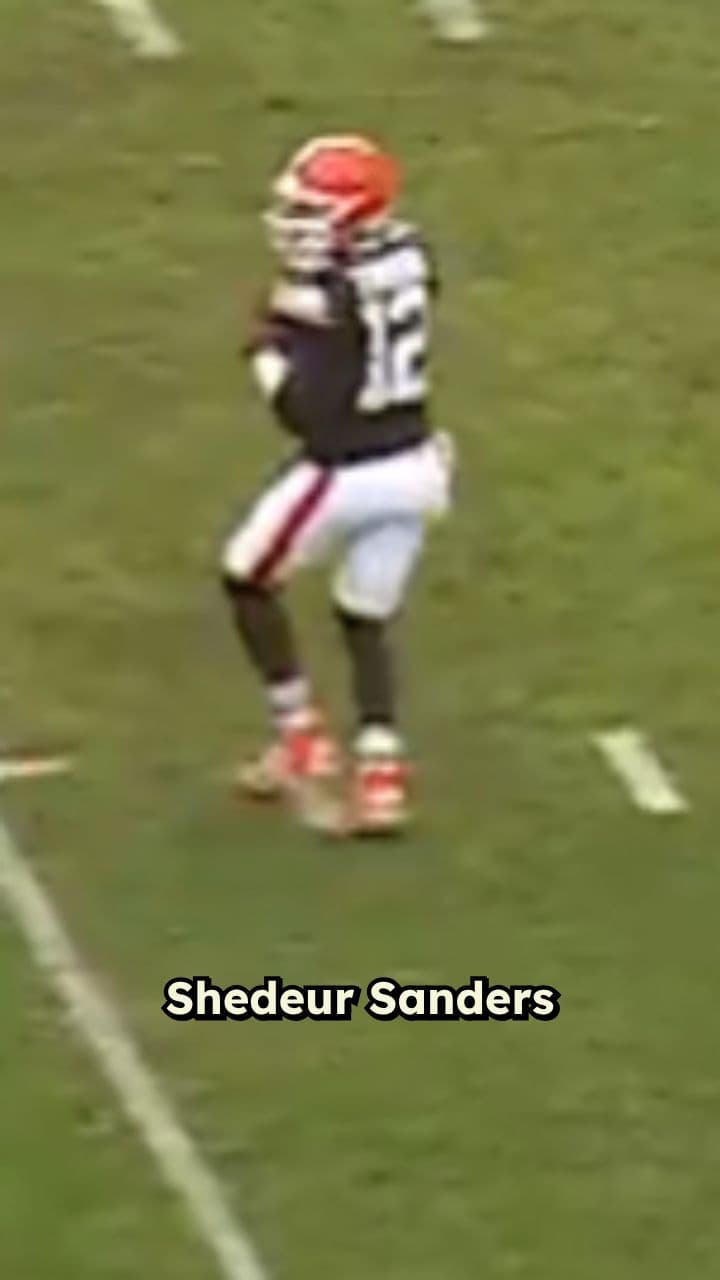 Sanders Remains Browns QB Against Titans