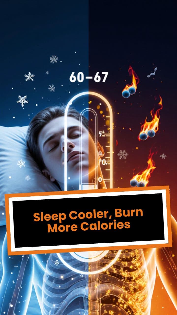 Sleep Cooler, Burn More Calories