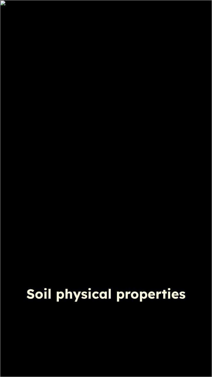 Soil Properties and Water Movement