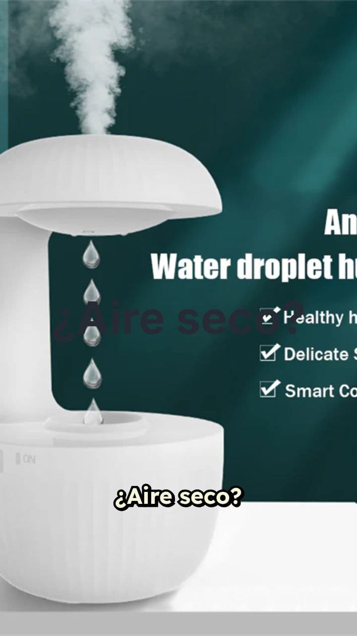Humidificador Anti-gravedad y Purificador de Aire