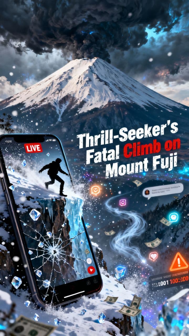 Thrill-Seeker's Fatal Climb on Mount Fuji