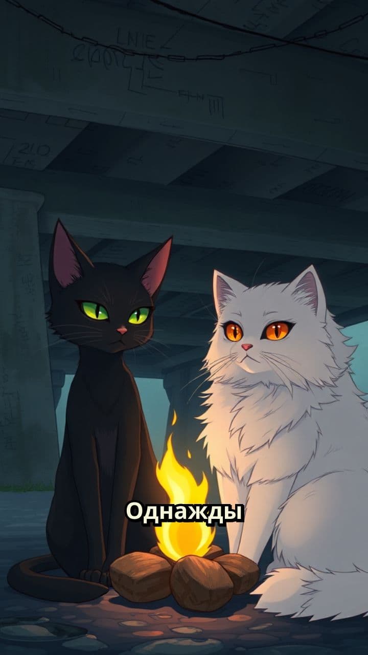 Пропавший кот под мостом