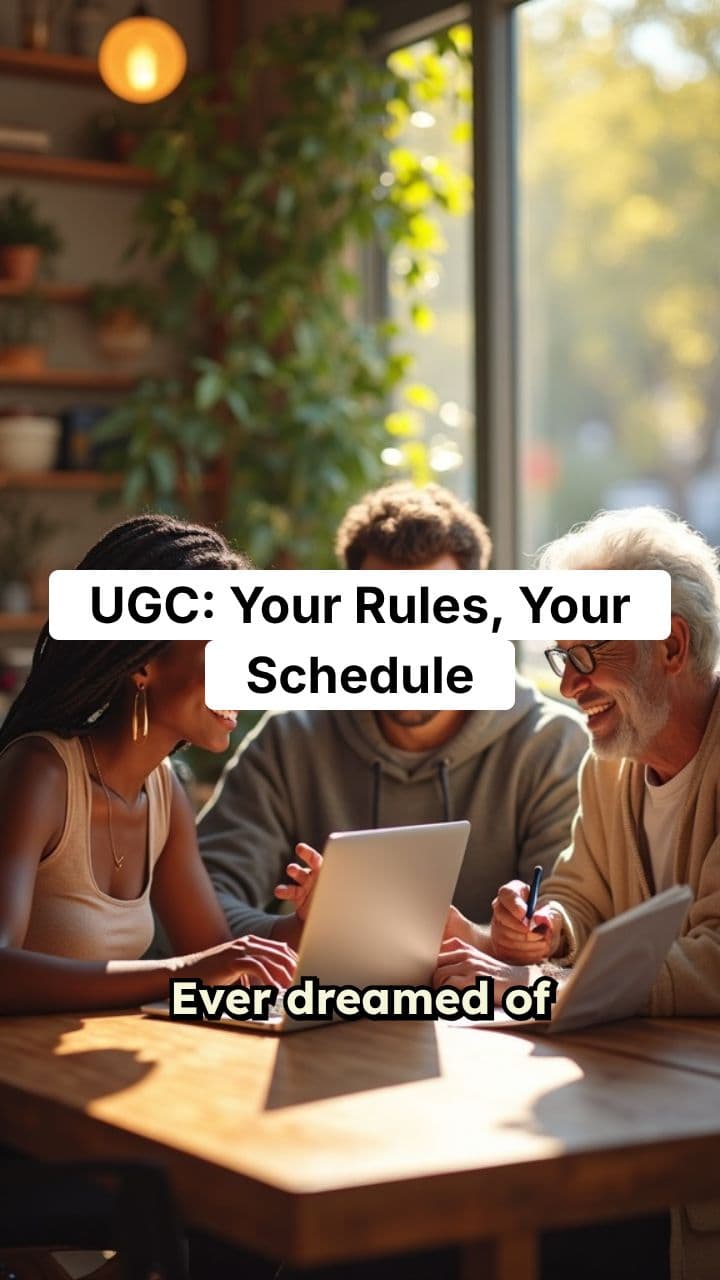 UGC Content Creation: Your Freedom, Your Income