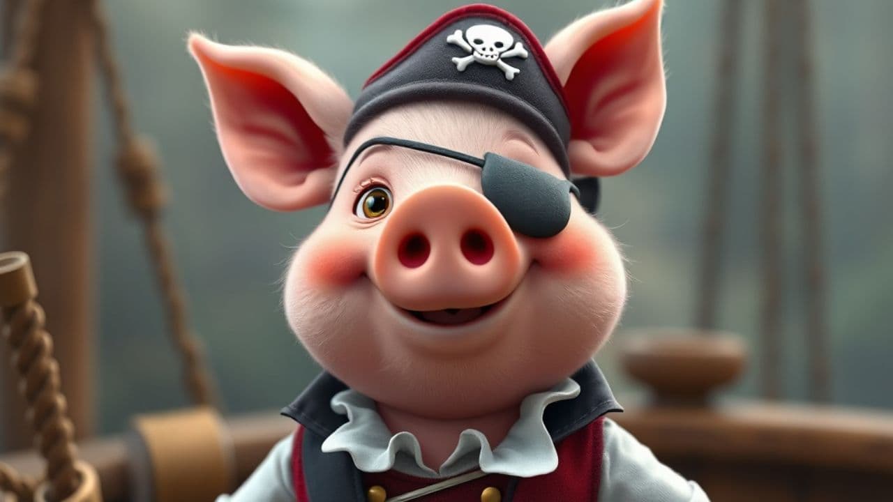 Pirate Piggy's Message to Leo