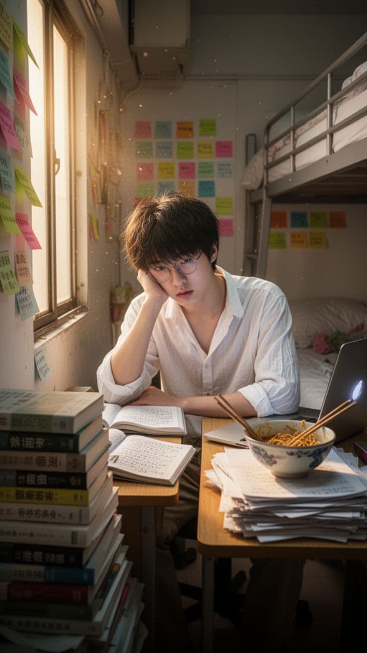 為咗佢學業全崩