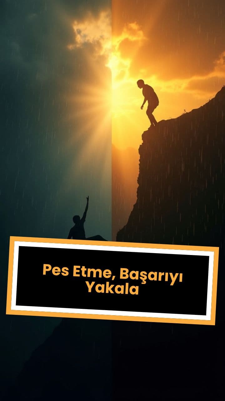 Pes Etme, Başarıyı Yakala